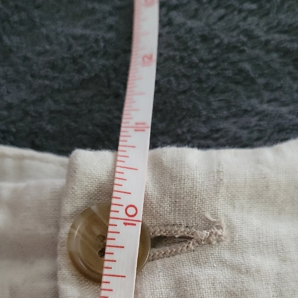 Banana Republic Cream Linen Pants